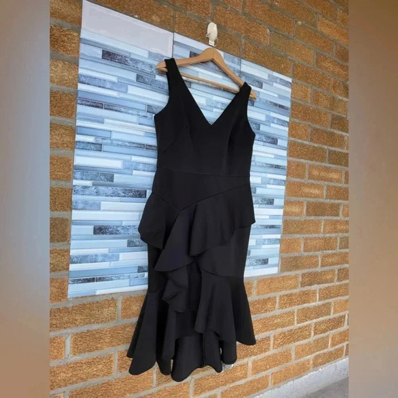 Marchesa Notte Stretch Cocktail Dress size 14 - Picture 7 of 17